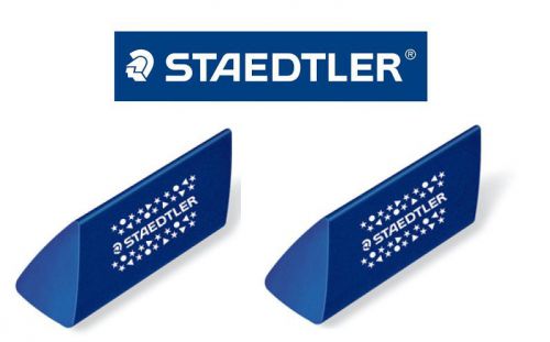 STAEDTLER ® TRIANGULAR ERASER BLUE 526 002 (x2 pcs)