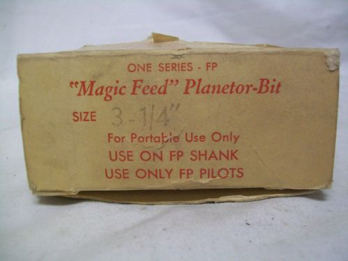 3-1/4&#034; Magic Feed Planetor-Bit For Use On FP Shank and FP Pilots