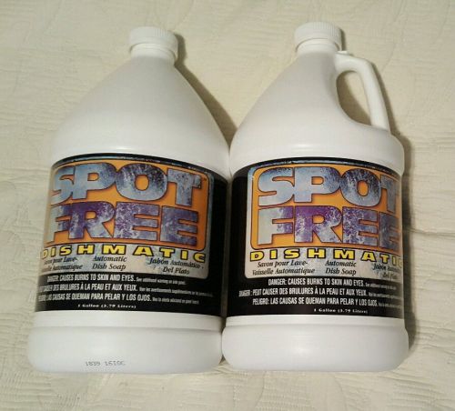 Spot Free Dishmatic Automatic Dish Soap Liquid Concentrate 2 Gallons New