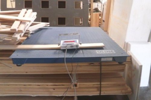 Locosc precision   lp7620 scale base with lp7510 readout,48x48&#034; , 10k  capacity for sale