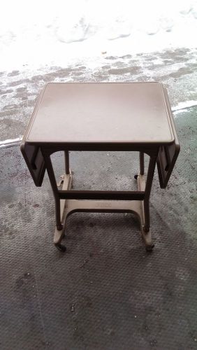 Vintage HON Metal Rolling Typewriter Table Stand.
