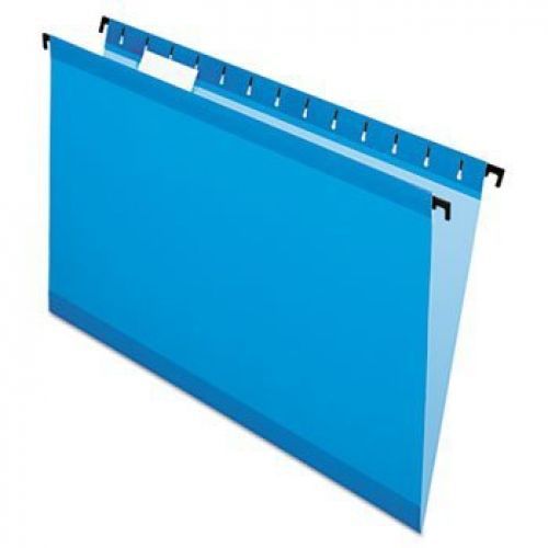 Pendaflex Surehook Reinforced Hanging File Folders, Legal Size, Blue, 20 Per Box