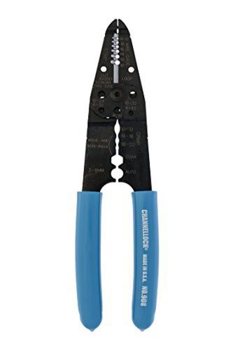 Channellock 908 Wiring Tool Hand Tools Cutters Wire Cutters Strips cuts crimps