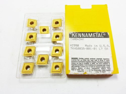 Kennametal CNMG 434K KC990 Carbide Inserts (9 Inserts) (O 165)