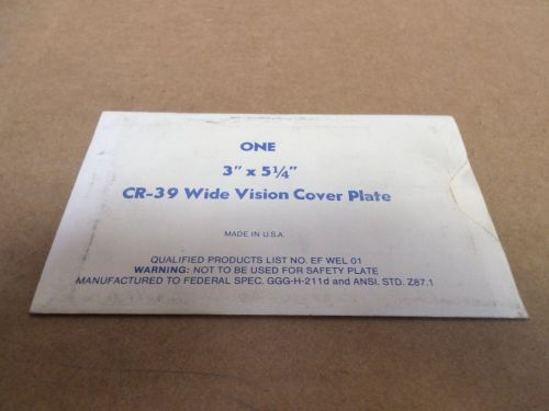 CR-39 Wide Vision Cover Plate