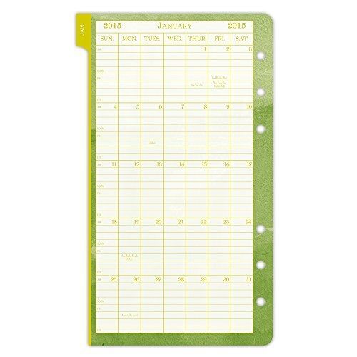 Day-Timer Flavia Weekly Portable-Size Refill 2015, 3.75 x 6.75 Inch Page Size