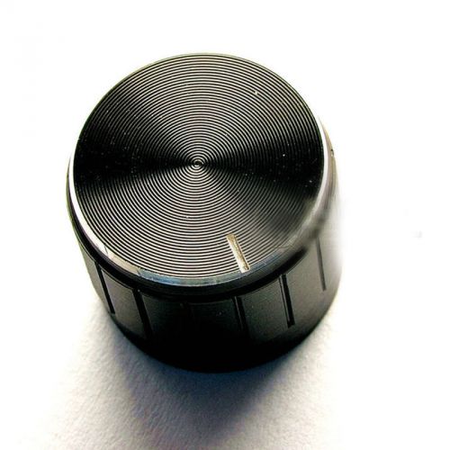 40X Anti-slip Black 15x17mm Aluminum alloy Potentiometer Control Volume Knobs