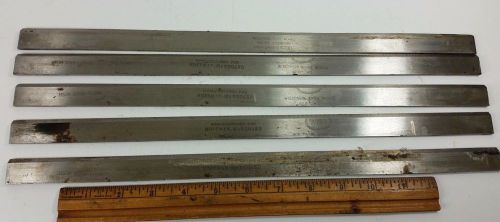Lot of 5  Wis Knife Works PLANER KNIVES 16&#034; X 13/16 X 1/8&#034; woodworking HSS sharp