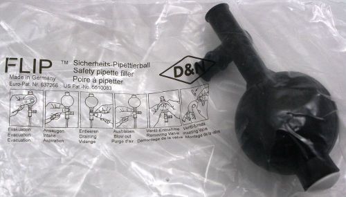 Black Flip Safety Pipette Filler Premium Made In Germany - Pipet Filler
