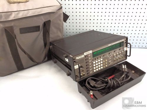 930A SAGE INSTRUMENTS COMMUNICATION TEST SET FOR PARTS ONLY OR REPAIR