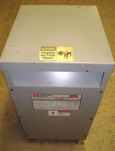 Federal pacific 25 kva single phase transformer 240 x 480 primary to 120/240 vac for sale