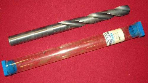 Nos vermont vercite t820v 53/64&#034; taper length drill bit hss usa made 10&#034; oal for sale