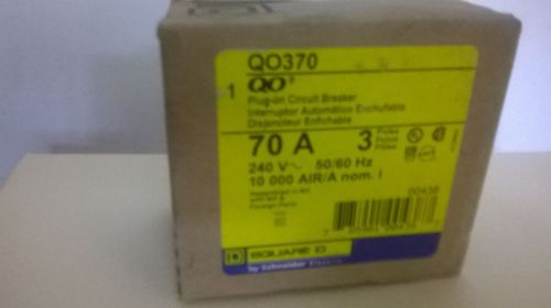 New in box square d qo370 3 phase 3 pole 70 amp qo breaker for sale