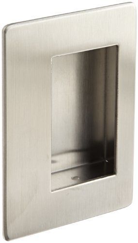 Rockwood 94c.32d stainless steel flush pull, concealed screws, 3-1/2&#034; width x 5&#034; for sale