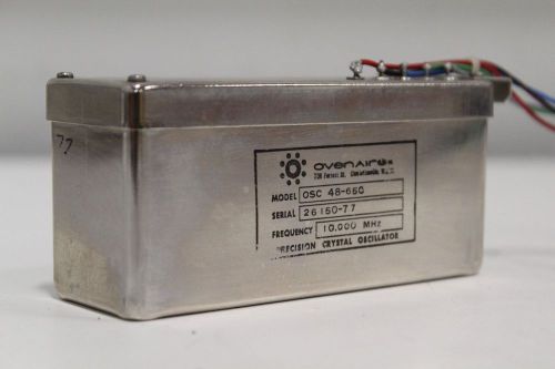 OAC Ovenaire Audio Carpenter 48-650 10.000MHz Freq Precision Crystal Oscillator