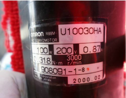 USED OMRON Servo Motor R88M-U10030HA tested