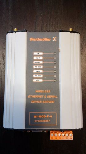Weidmuller Ethernet radio. Wireless data modem WI-MOD-E-A