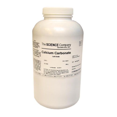 NC-1261  Calcium Carbonate, 500g, Lab, Whiting, Calcite, Ceramic Glaze