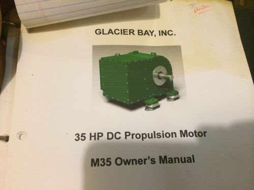 Glacier Bay 35 HP DC electric motor