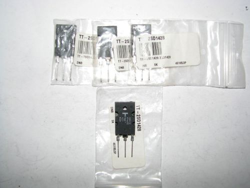 4 NEW 2SD1428 TRANSISTORS NPN POWER OUTPUT AMPLIFIER SWITCHING