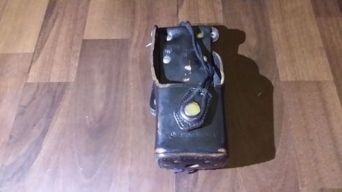 lapd surplus Motorola ntn7242a leather radio case