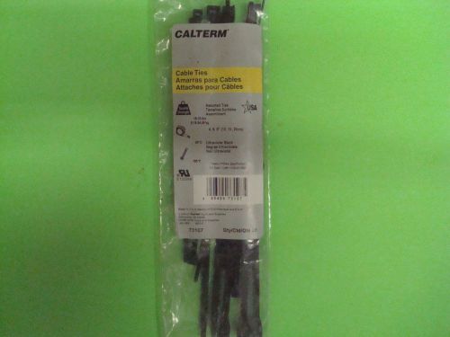 22QTY BLACK NYLON CABLE WIRE ZIP TIES 75LB MADE IN USA QUALITY MILITARY SPECS