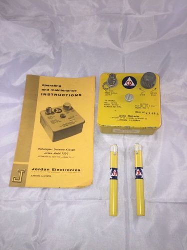 Civil Defense V-750 5 Charger With 2 Pens And Manual!