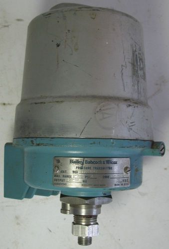 Bailey Babcock &amp; Wilcox Pressure Transmitter 300PSIA 556220CAGA1 USG