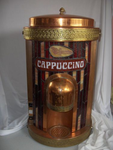 Vintage Large DiManna Italian Copper Brass Cappuccino Coffee Machine RARE