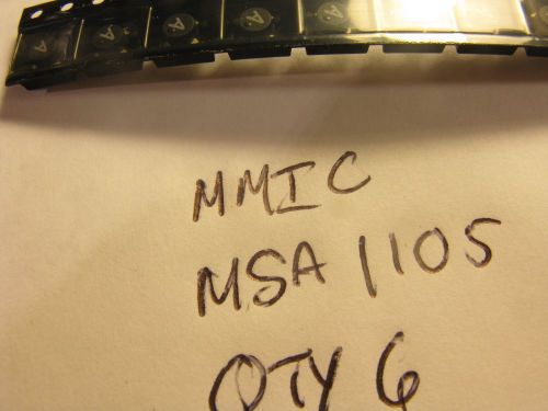 MSA1105  qty 6 Agilent MMIC Amp 12db gain typ 50mhz to 1.3GHZ** free shipping