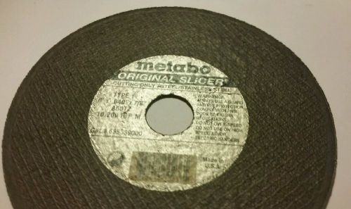 6&#034;Metabo origanal slicer cutting disk 6&#034; all metal,6 for9.99