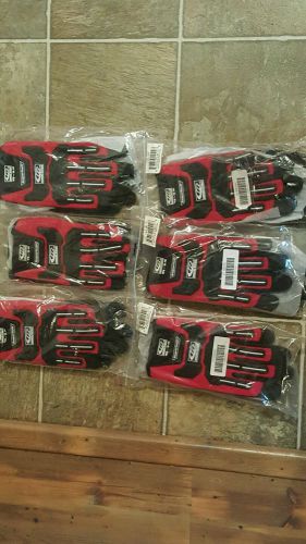 6 pairs ringers impact gloves large for sale