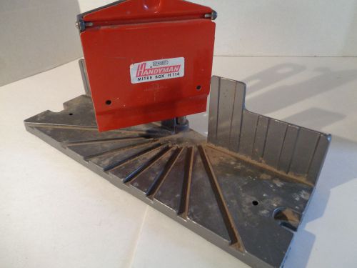 Stanley Mitre Box H114 Miter metal made in America