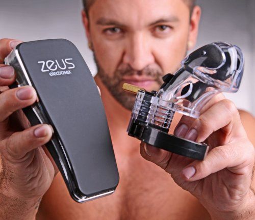 Voice controlled e-stim male chastity system - zeus electrosex new retail: $498 for sale