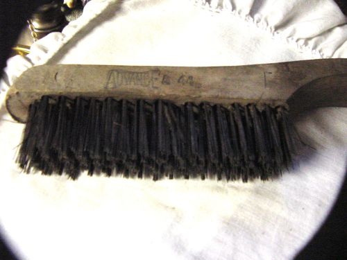 VINTAGE 10&#034; ADVANCE A 44 HAND WIRE BRUSH