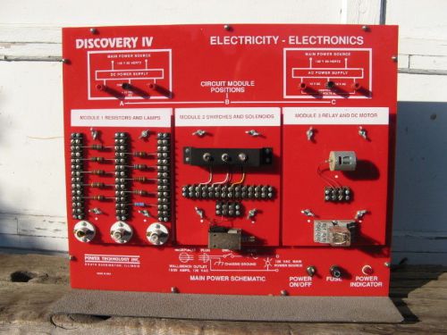 ELECTRONICS INDUSTRIAL TRAINING UNIT Display - POWER TECHNOLOGY- SCHOOL/FACTORY