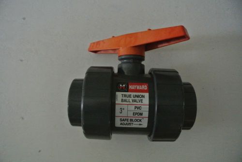Hayward 3&#034; true union ball valve pvc - epdm - slip connectors for sale