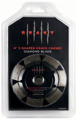 Lackmond 4BECKVN 4-Inch V-shaped Crack Chaser with Threaded Hub