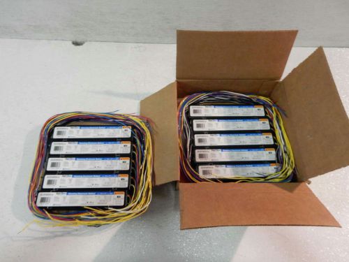 Lot of (10) universal dim b232punvsv3-a 2 lamp 120-277v high frequency ballast for sale
