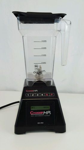 Blendtec KTec Champ HP3 ES-3 Commercial Programmable NSF Blender Black 1500 Watt