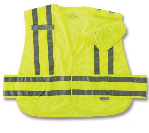 NEW GLoWEAR 8244PSV Expandable Public Safety Vest  Lime  X-Large/2X-Large