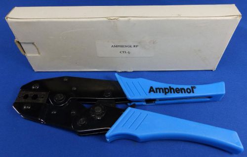Amphenol rf crimp tool ctl-1 / coaxial cable tool for sale