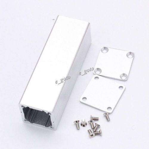 25*25*80mm slivery pcb instrument shell precise mobile power aluminum box for sale