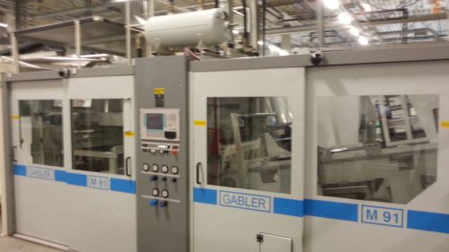 2000 gabler m91 thermforming machine form and punch for sale