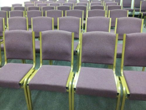 Lot of 50 high quality stackable banquet/office chairs for sale