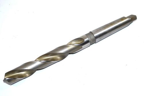 Nos rayo uk large hss drill bit 15/16&#034; dia. no. 3 mt  shank oal 11&#034; #wr14bg2 for sale
