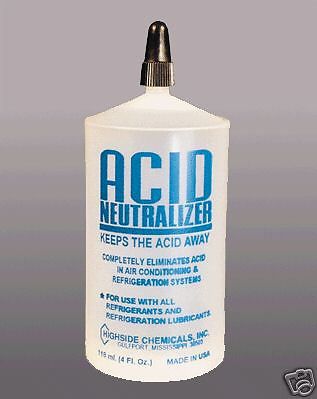 Acid neutralizer 4oz. *for compressor burnouts for sale