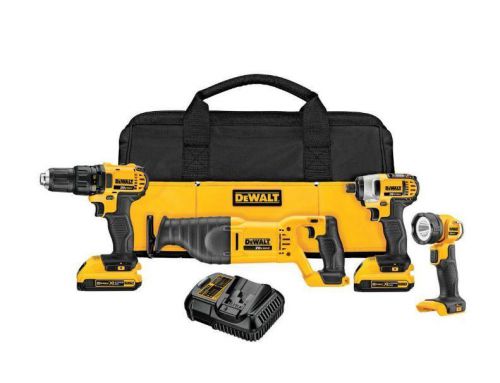 Dewalt cordless combo kit 20 volt max lithium-ion reciprocating saw (4-tool) for sale