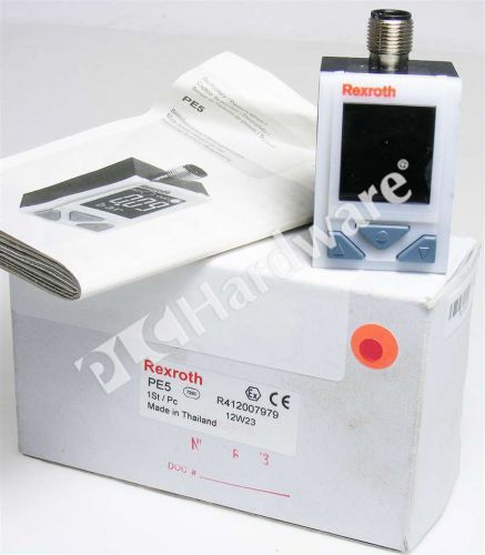 New Rexroth R412007979 Pressure Sensor Series PE5 1-10 bar 2 x PNP M12x1