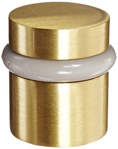 Rockwood 446.4 brass modern style universal door stop, #12 x 1-1/2&#034; ws fasten... for sale